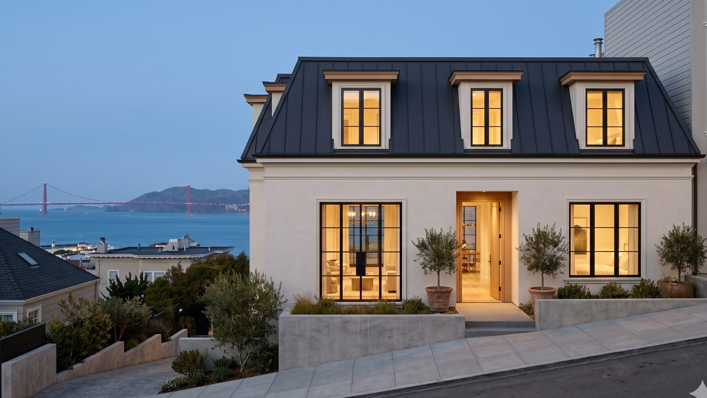 The Mill Valley Ridge — mid-century full-home reframing in Mill Valley, San Francisco by We Do Construction